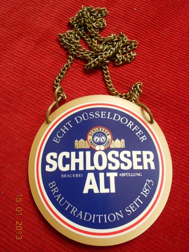 Schlösser alt zapfhahnschild - schlösser,