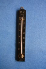 Thermometer Vintage J. Falkenstein Optiker Konstanz Skala Reaumur und Celsius