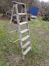 alte Leiter , Holzleiter, Bibliotheksleiter, Raumteiler, Setztreppe, Bücherregal