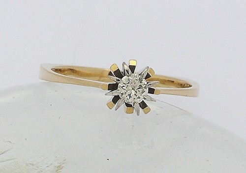 Ring 18k 750 er - kt, gelb