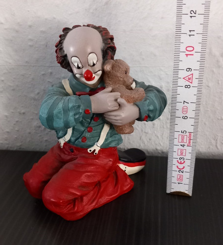 Clown figur kniend - clown, mit