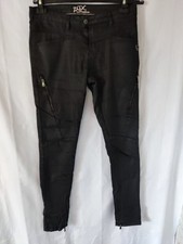 Jeans | Peace and Love | Gr. S | Schwarz | Reißverschluss