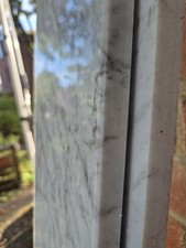 2 X Bianco Carrara Naturstein  Fensterbänke , 2cmx175cmx20ücm NEU