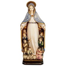 Holz Figur SCHUTZMANTELMADONNA