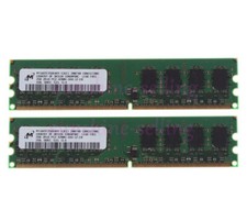 4GB 2X 2GB DDR2 RAM 2rx8 pc2-4200u 533mhz 240pin DIMM Desktop Memory CL4 NONECC