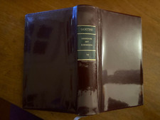Ledereinband. Goethe