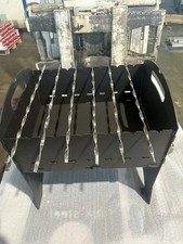 Edelstahlgrill für Holzkohle