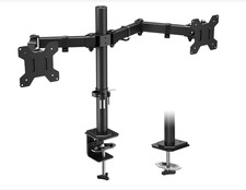 BONTEC Monitor Halterung 2 Monitore Für 13-27 Zoll Flach & Curved Bildschirm 8kg