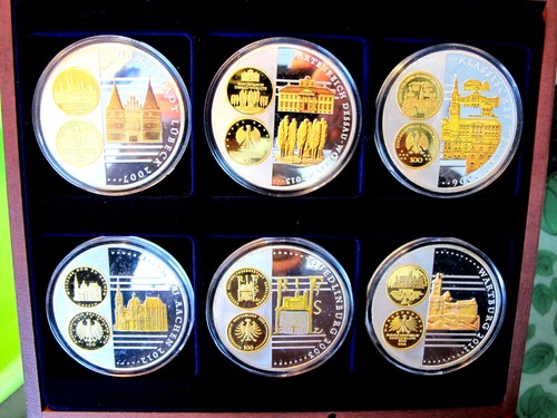 70mm medaille goldeuro - x,