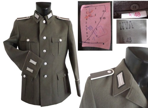 Ddr nva uniform jacke mit - ddr,