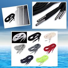 Hoodieband Schnürsenkel rund mit Endstück Metall 130 cm Farbwahl Kapuze Schuhe