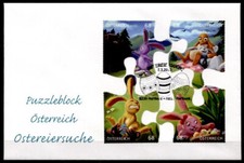 Ostern. Ostereiersuche. Osterhase. FDC-4W. Österreich 2015