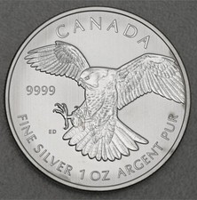 1 oz. Canada Birds of Prey