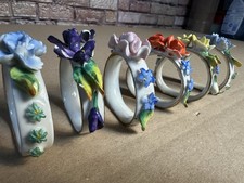 Vintage 6 große Porzellan