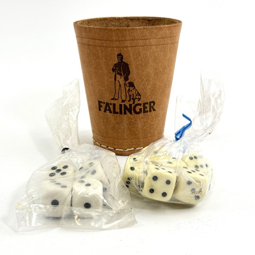 Fälinger würfelbecher leder - würfelbecher,