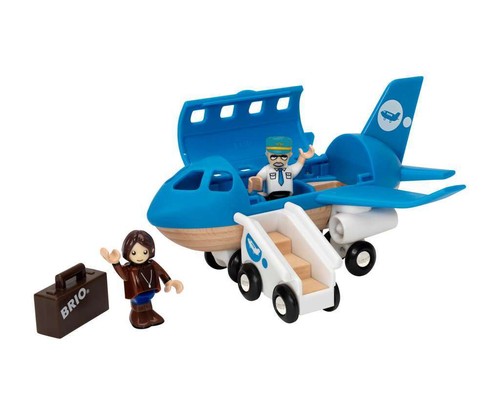 Brio blaues flugzeug 63330600 - blaues,