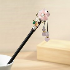 Kanzashi haarstab sakura pink - sakura,