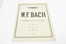 W.F. Bach - Three Viola Duos -