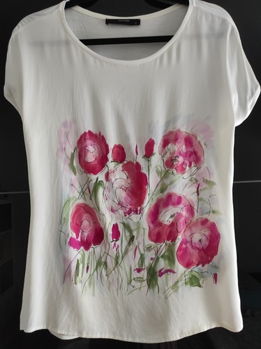 Seidenshirt xs hallhuber - gr.,
