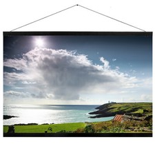 Holz Posterschiene Posterleiste Klemmschiene Bilderrahmen natur schwarz weiß