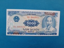 1 x 5000 Dong Vietnam / guter