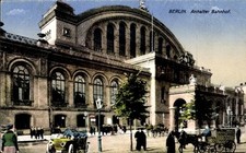 Ak Berlin Mitte, Alexanderplatz, Anhalter Bahnhof, historische... - 4693208