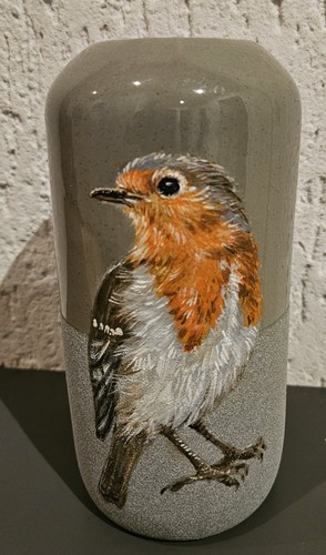 Keramik vase handbemalt - keramik,