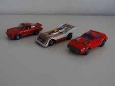 Matchbox Superfast Konvolut Rennwagen;3 Porsche Turbo;56 Hi-Tailer;64 Fire Chief