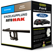 Abnehmbare anhängerkupplung - abnehmbare,