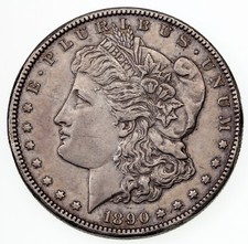 1890-CC Silber Morgan Dollar