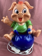 Larry Lachsack Kinderlampe Höhe ca. 34 cm Rarität Selten