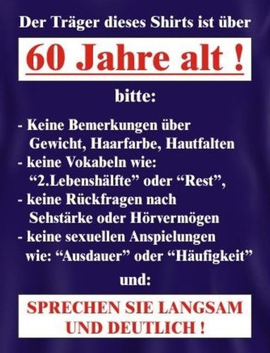 Geburtstag herren shirt - 60.geburtstag,