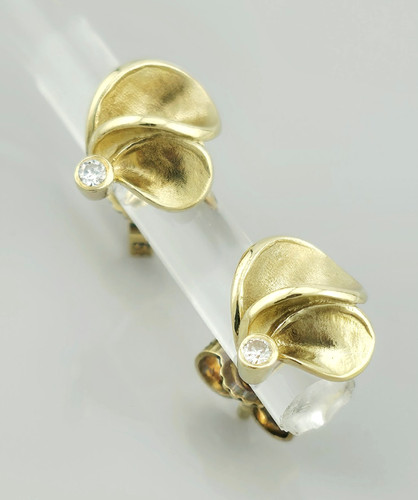 Ohrstecker gold 585 mit - ohrstecker,