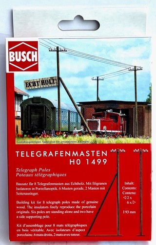 Busch 1499 telegrafenmasten - busch,
