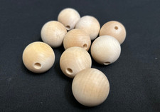 50 Stk. Holzkugeln Ahorn natur