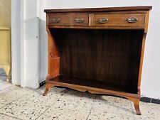 MAHAGONI REGAL ENGLISCH BÜCHERREGAL KOMMODE Vintage Schrank Heldense Konsole