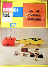 MODELLBAU HEUTE 11 - 1978 D Siegmund Jähn Segelflieger  Der kleine Ali  BATORY