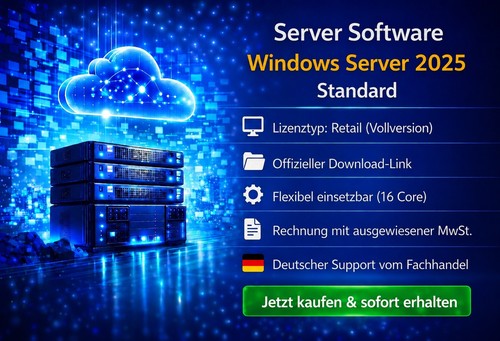 Windows server 2025 standard - server,