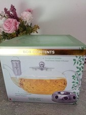 Teekanne aus Borosilikat-Glas mit Teesieb Teefilter Glaskanne Tee-Kanne