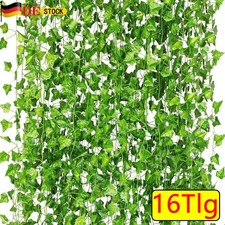 16Stk Efeugirlande Künstlich