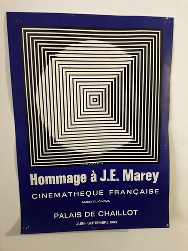 Vasarely affiche cinemateque - vasarely,