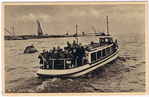 Postcard flevo meer 75 - postcard,