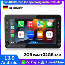 Autoradio Für Alfa Romeo 159 Sportwagen Brera Spider Android Carplay GPS BT 32GB