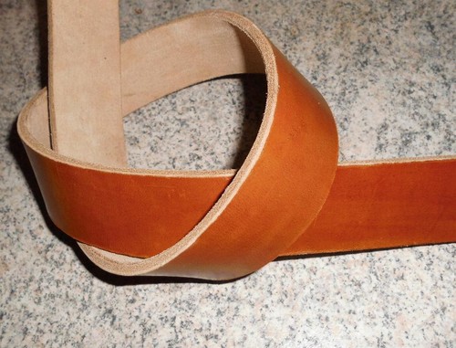 Leder flachriemen 9cm - flachriemen,