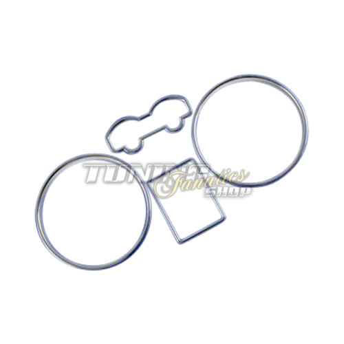 Chrom tacho ringe - chrom,