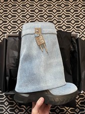 Givenchy Shark Boots In Denim