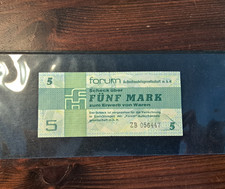 5 Mark Forum Scheck Fünf Mark
