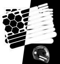 Motorradhelm Reflektierende