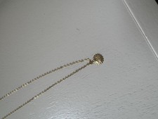 Kette Gold Filled wie neu kleine Sonne Sun 45 cm vergoldet