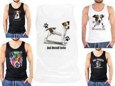 Jack Russel Motiv T-Shirt  - Hunderassen Trägershirt Jack Russel Terrier - Hund 